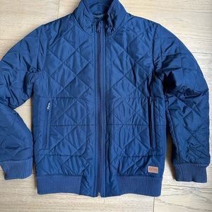 Hugo Boss kids quilted bomber jacket.